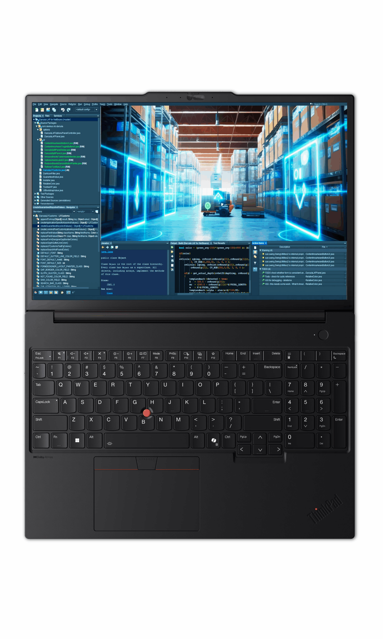 The Lenovo ThinkPad P16 G3 in its complete execution